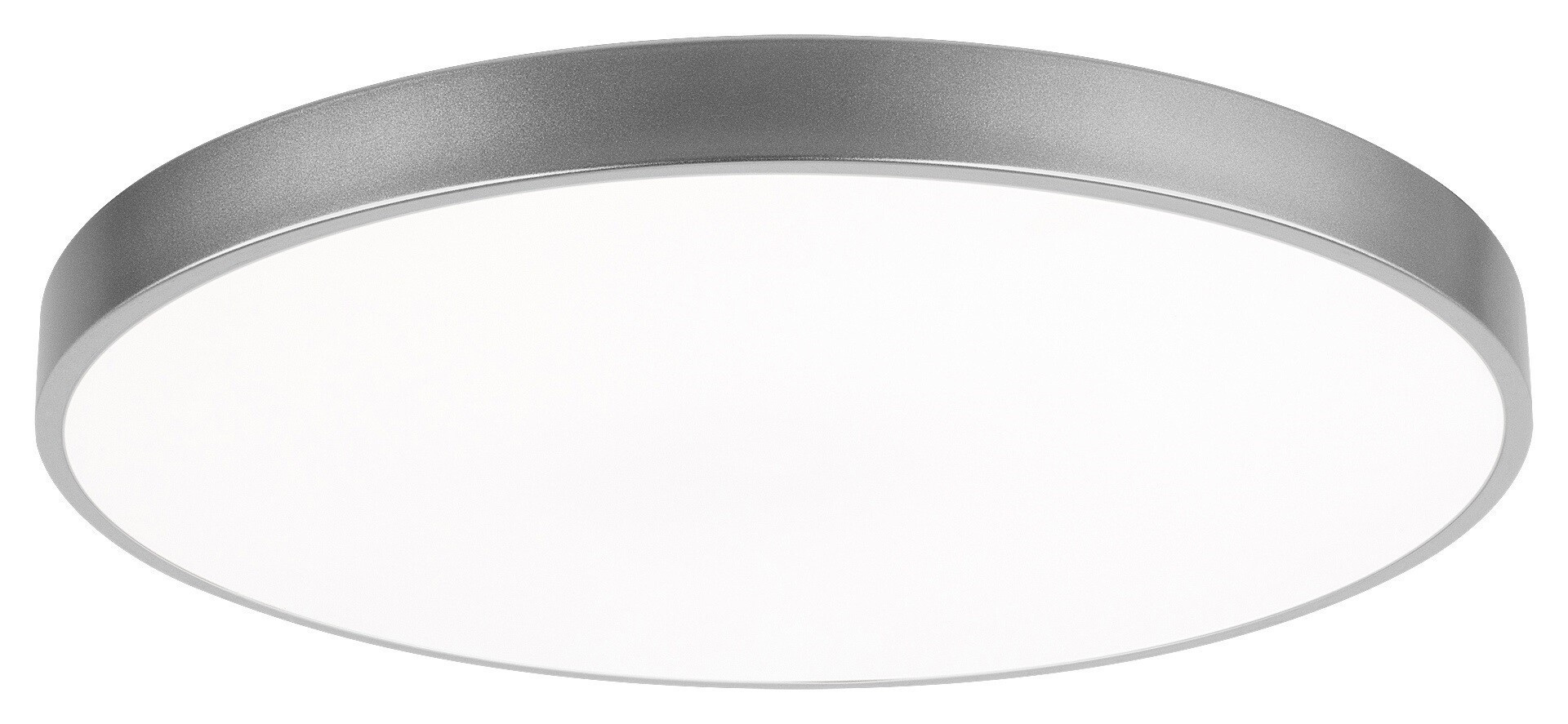 Plafon Tesiaokrągły srebrno-biały LED 1x36W 40cm 2600lm IP20 Rabalux