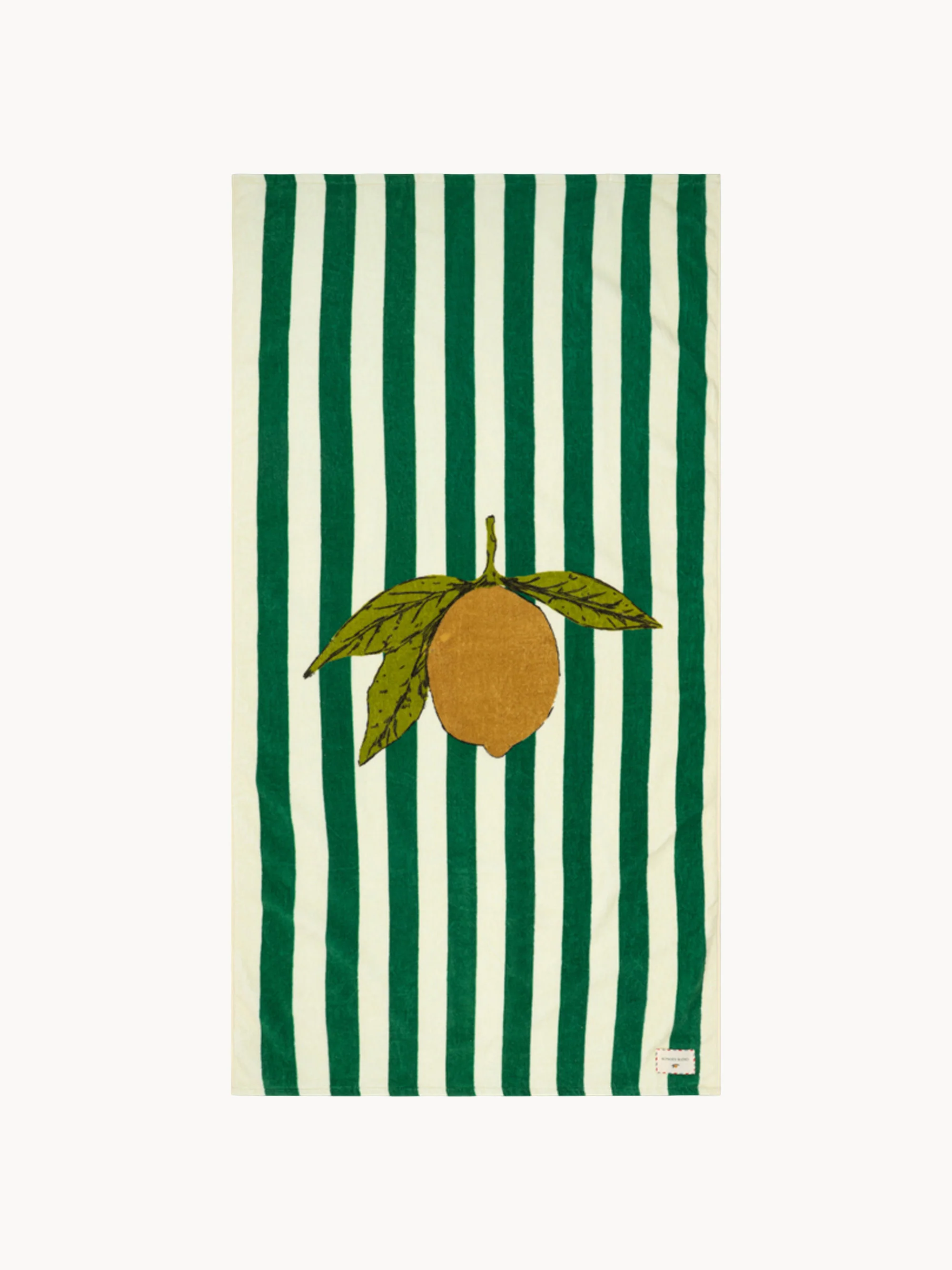 Kinder-Strandtuch Antique Stripe aus Bio-Baumwolle