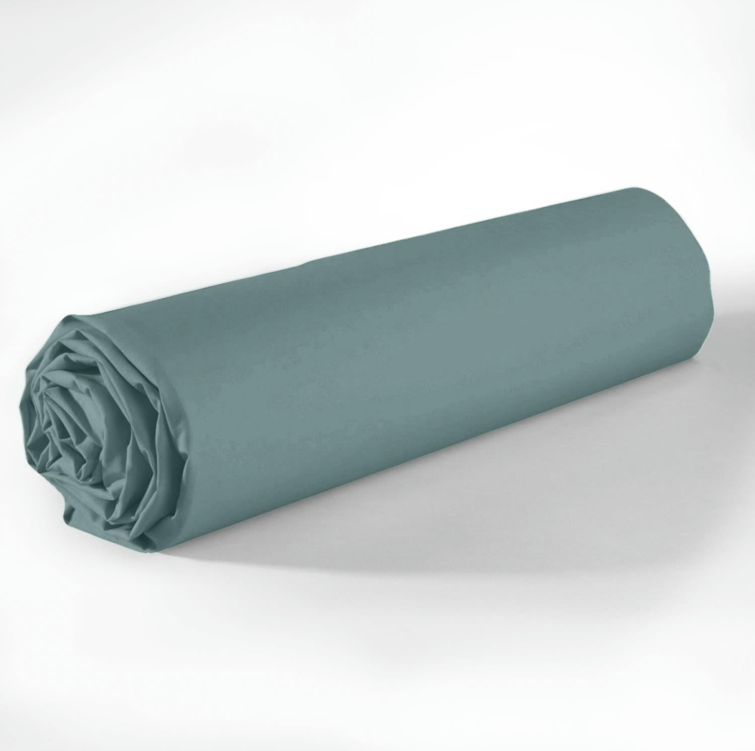 UNI BP - Drap Housse coton bleu 200x200 cm