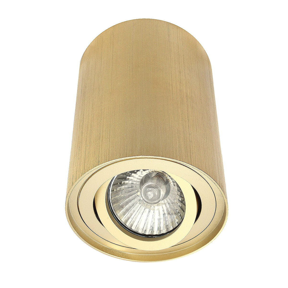 Alfa lampa sufitowa tuba kierunkowa złota