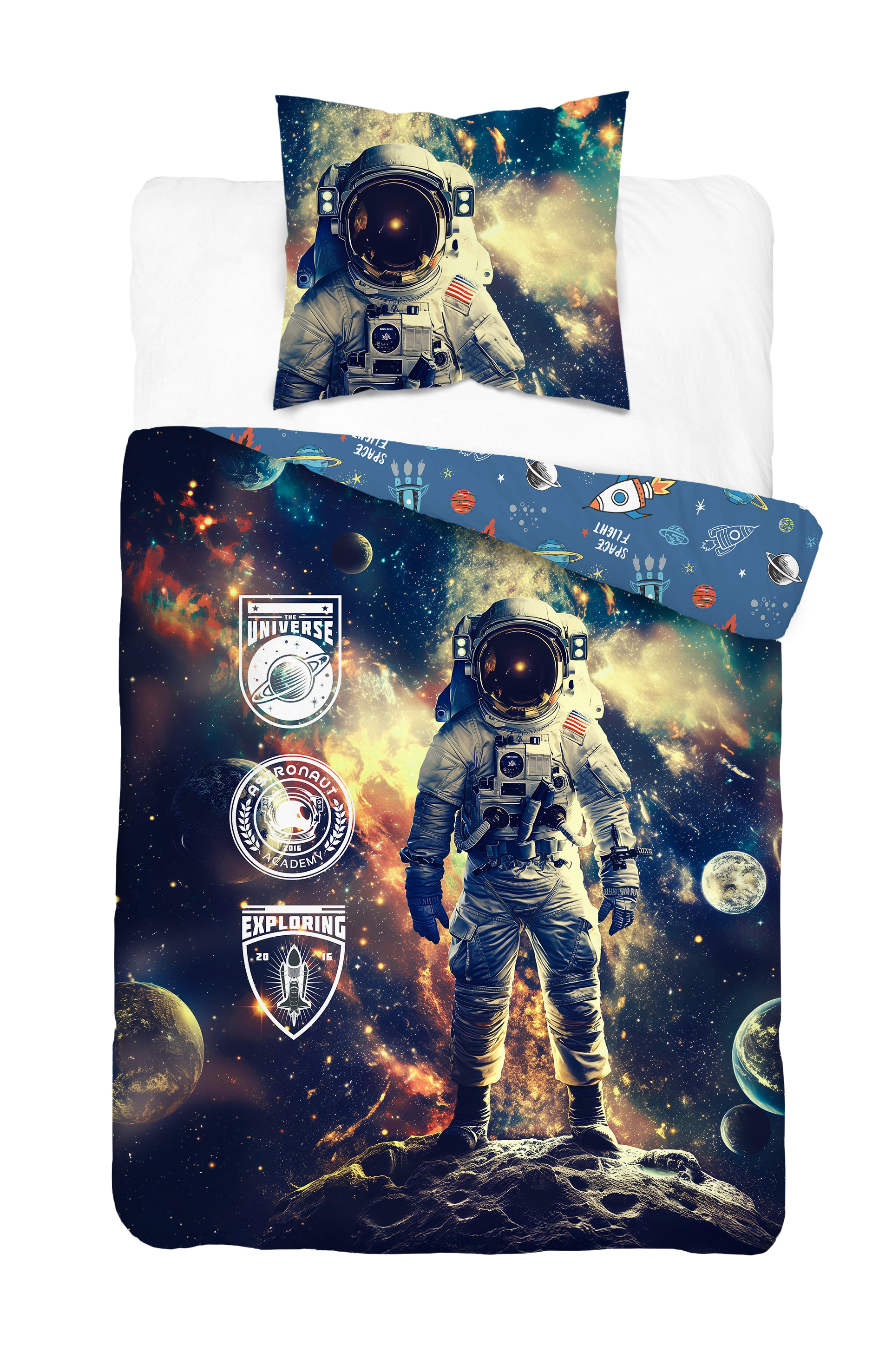 Pościel Astronauta Kosmos 140x200 Detexpol