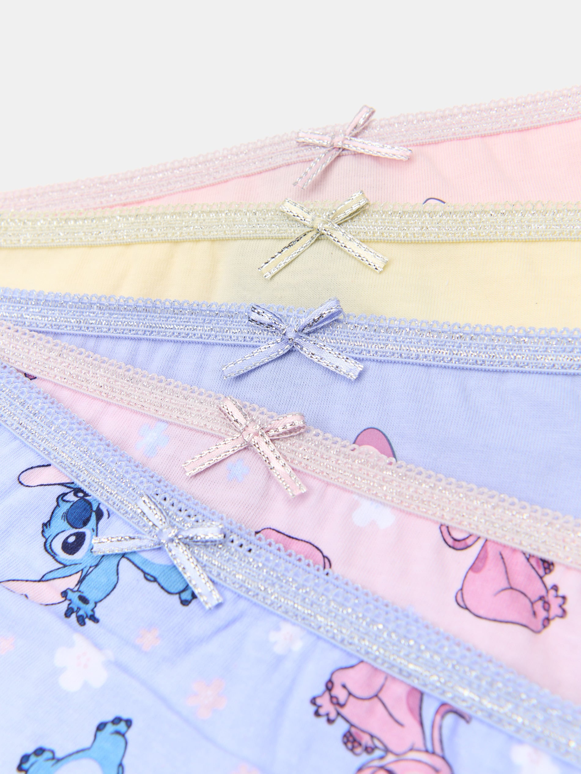Bawełniane majtki z metalizowaną nicią 5 pack Stitch