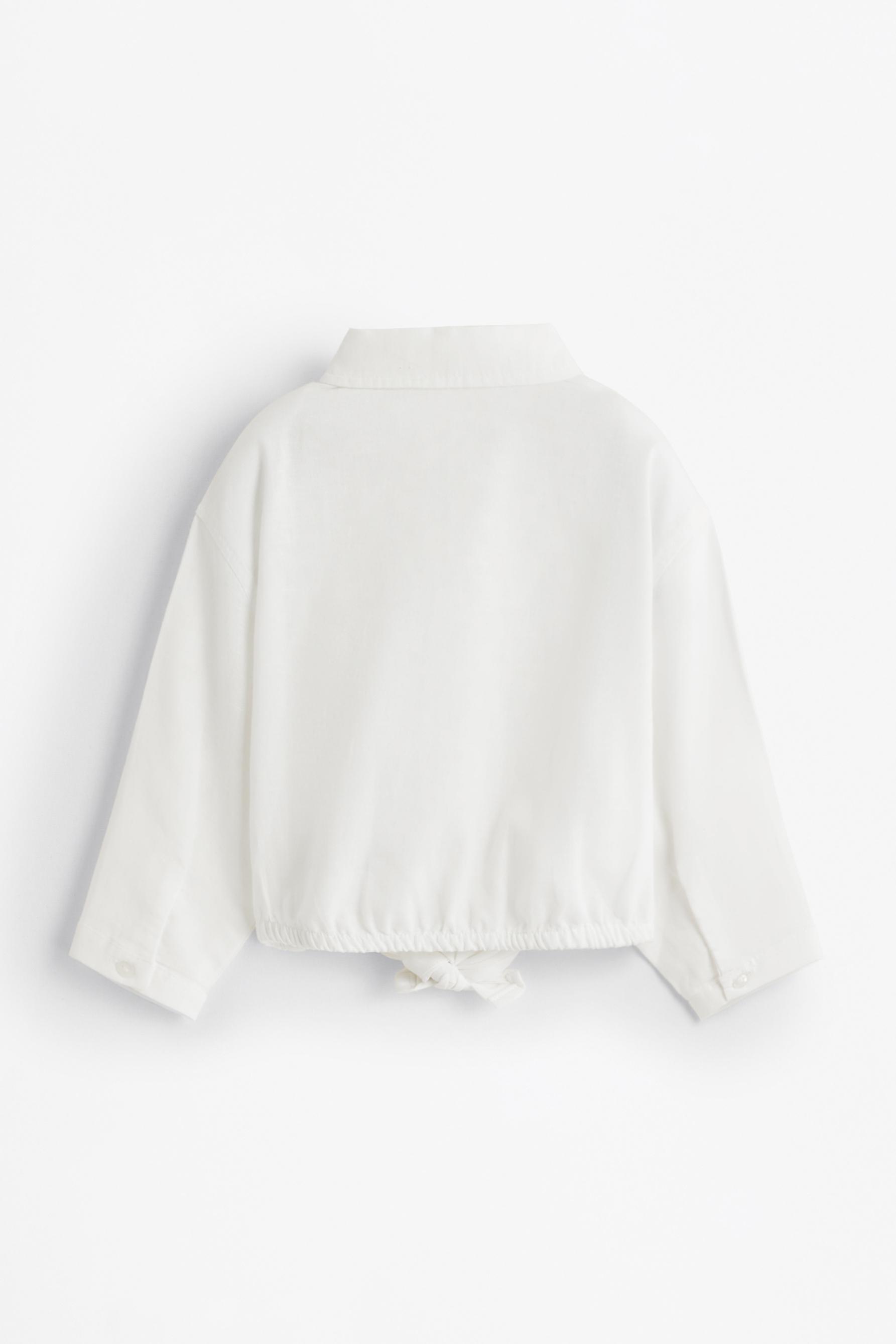Camisa lino - algodón nudo