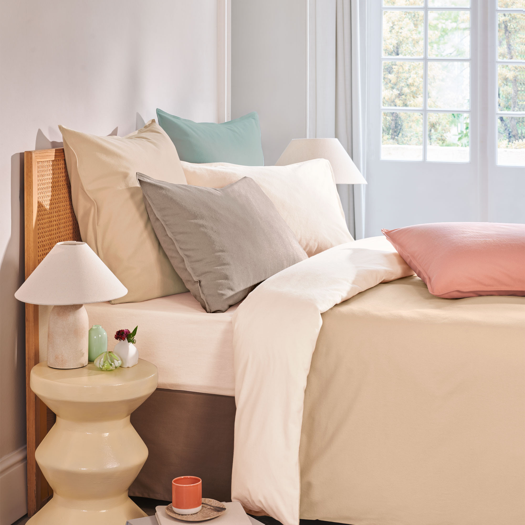 Linge de litFlanelle bicolore