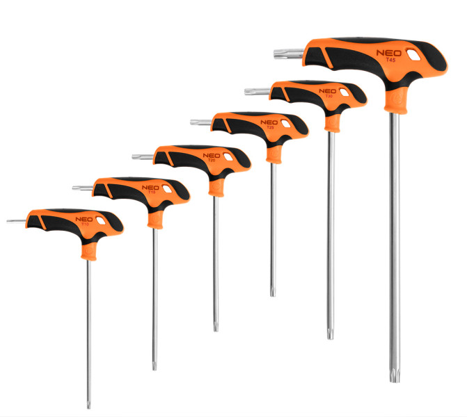 Klucze Torx 6szt. wkładka do szafki NEO 84-264