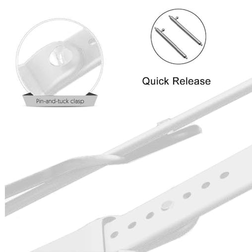 SOGA Smart Sport Watch Compatible Wristband Replacement Bracelet Strap White
