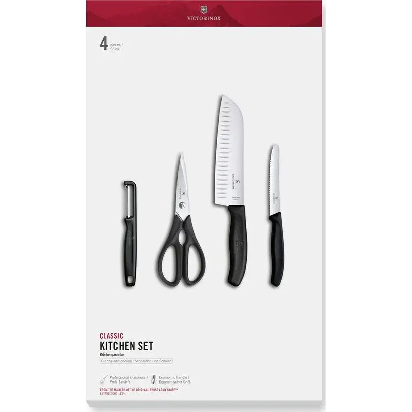 Messer 4-teilig Swiss Classic