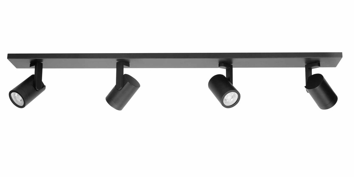 Highlight spot HALO - 4 lichts - 91.5 x 15  cm - zwart