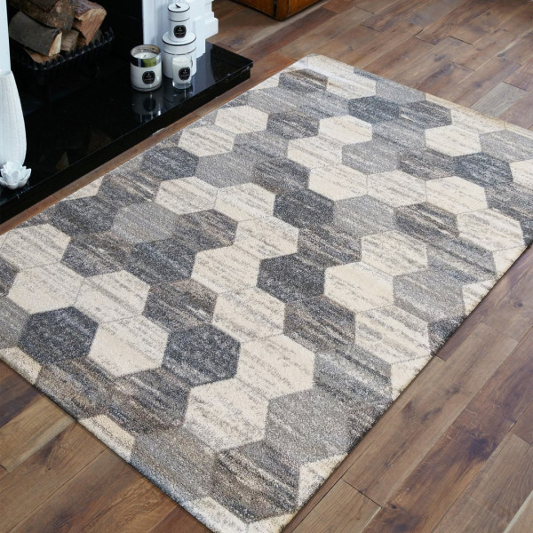 Dywan vista 02 szary 80 x 150 cm szary