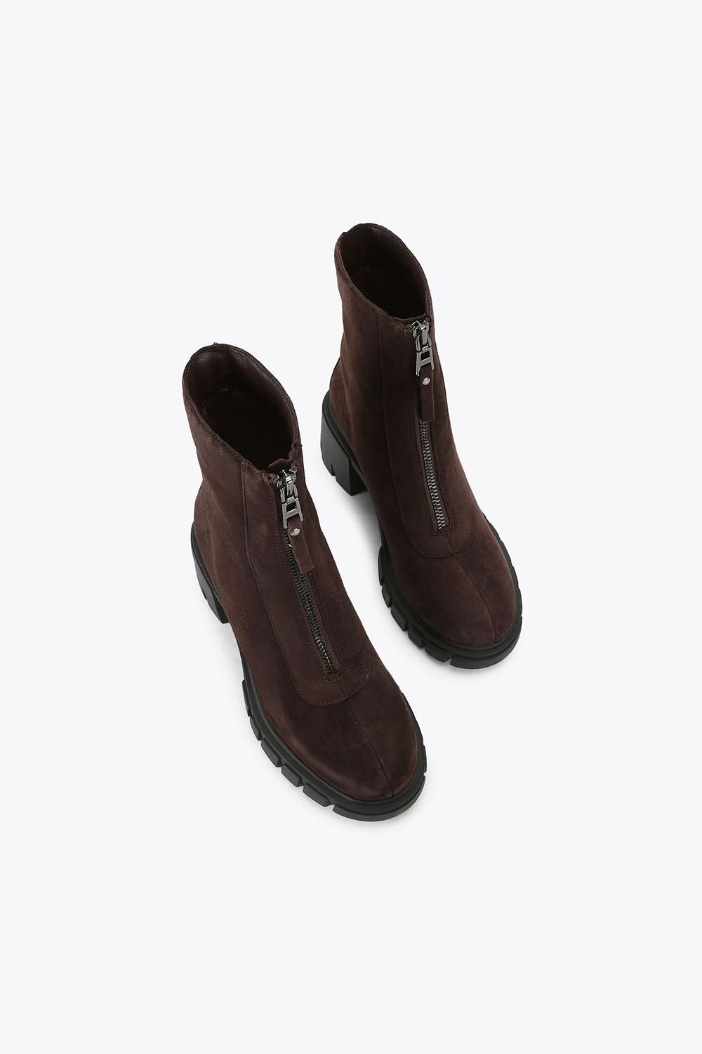 Carvela Ignite Zip' Suede Boots