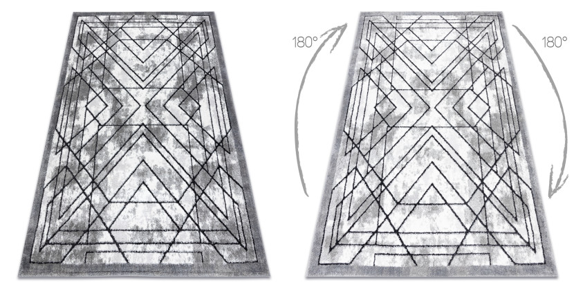 Dywan nowoczesny COZY Tico, geometryczny - Strukturalny, dwa 80x150 cm