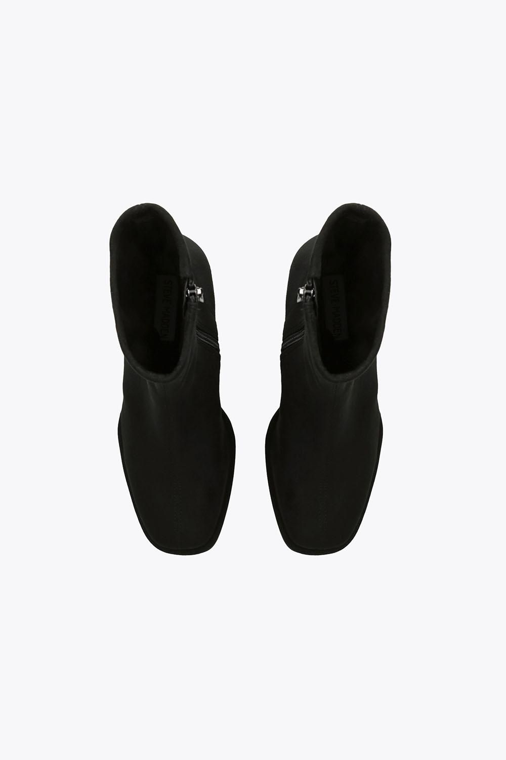 STEVE MADDEN Nextstep Black Suede' Suede Boots