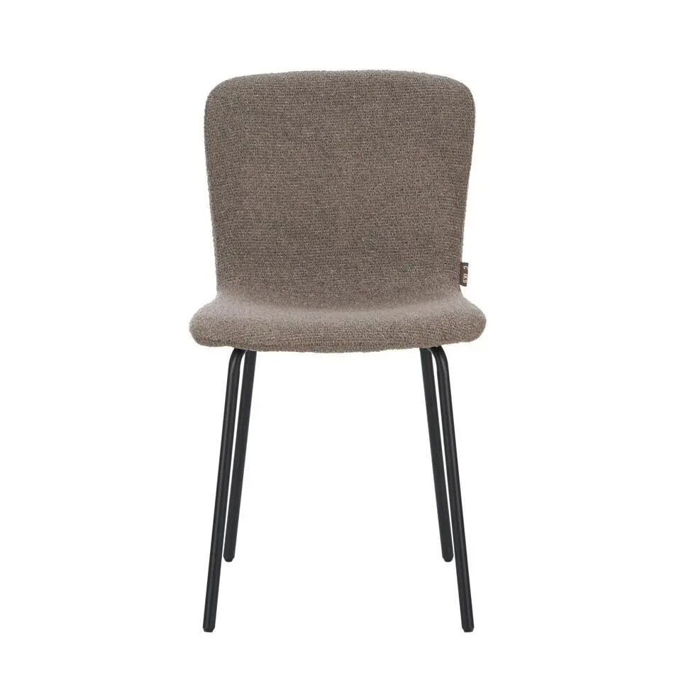 Luca Eetkamerstoel Bruin Stof - Comfortabel en stijlvol