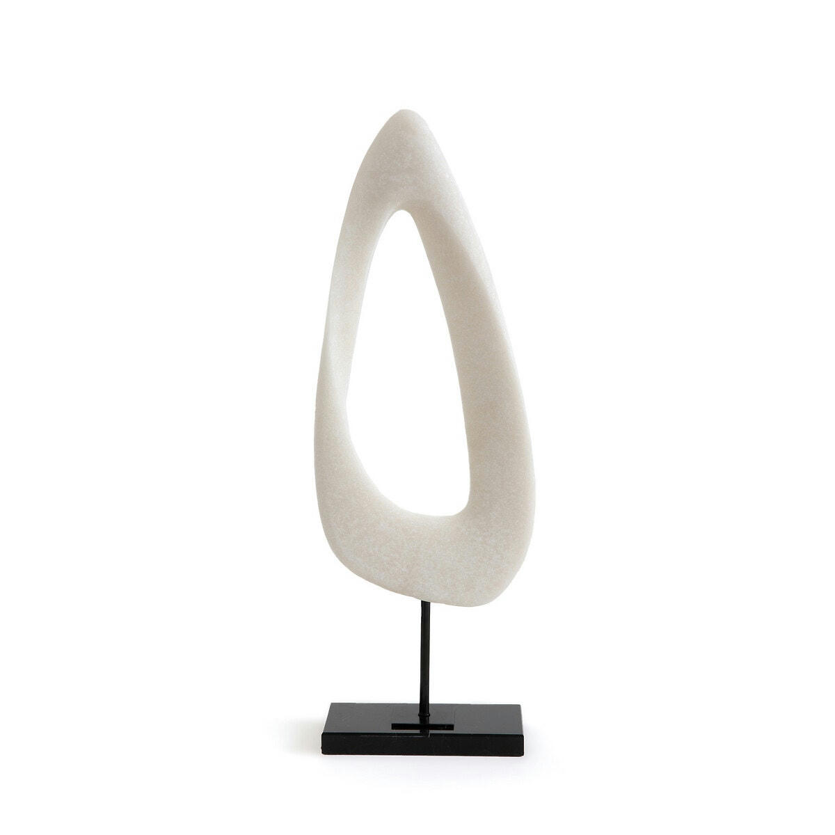 Sculpture polyrésine H52,5 cm, Mineral
