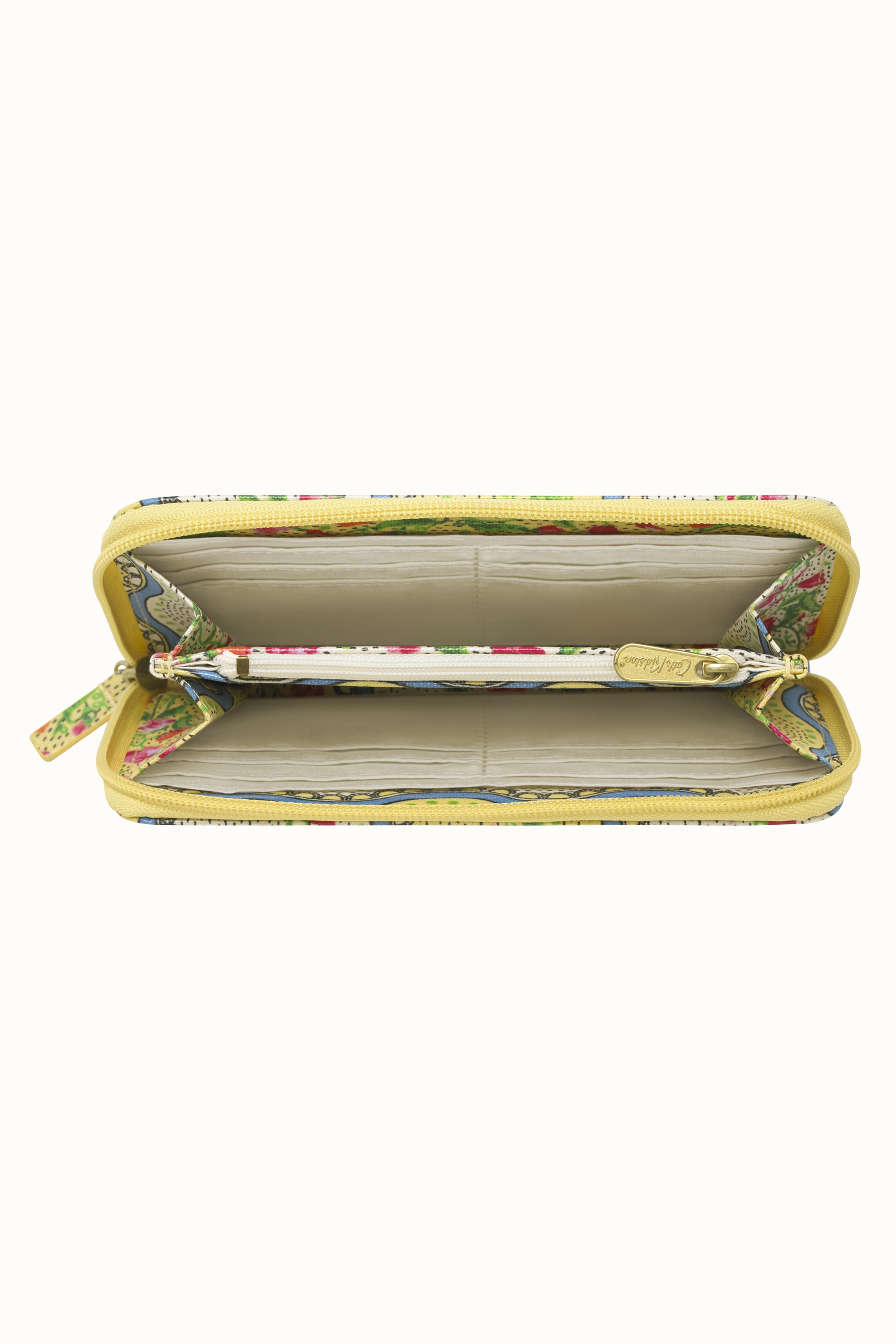 Sweet Pea Stripe Continental Zip Wallet