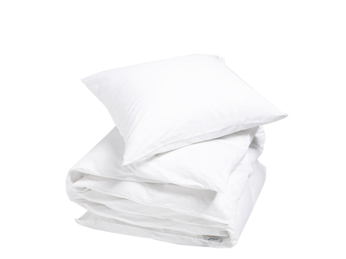 Yumeko dekbedovertrek katoen satijn pure white 140x220   1/60x70