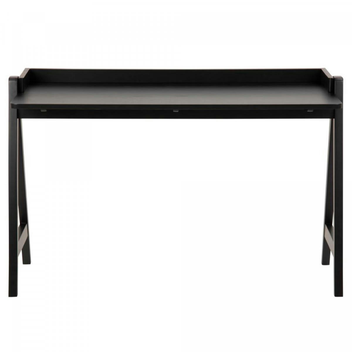 MIZU - Bureau moderne minimaliste 126cm en bois noir