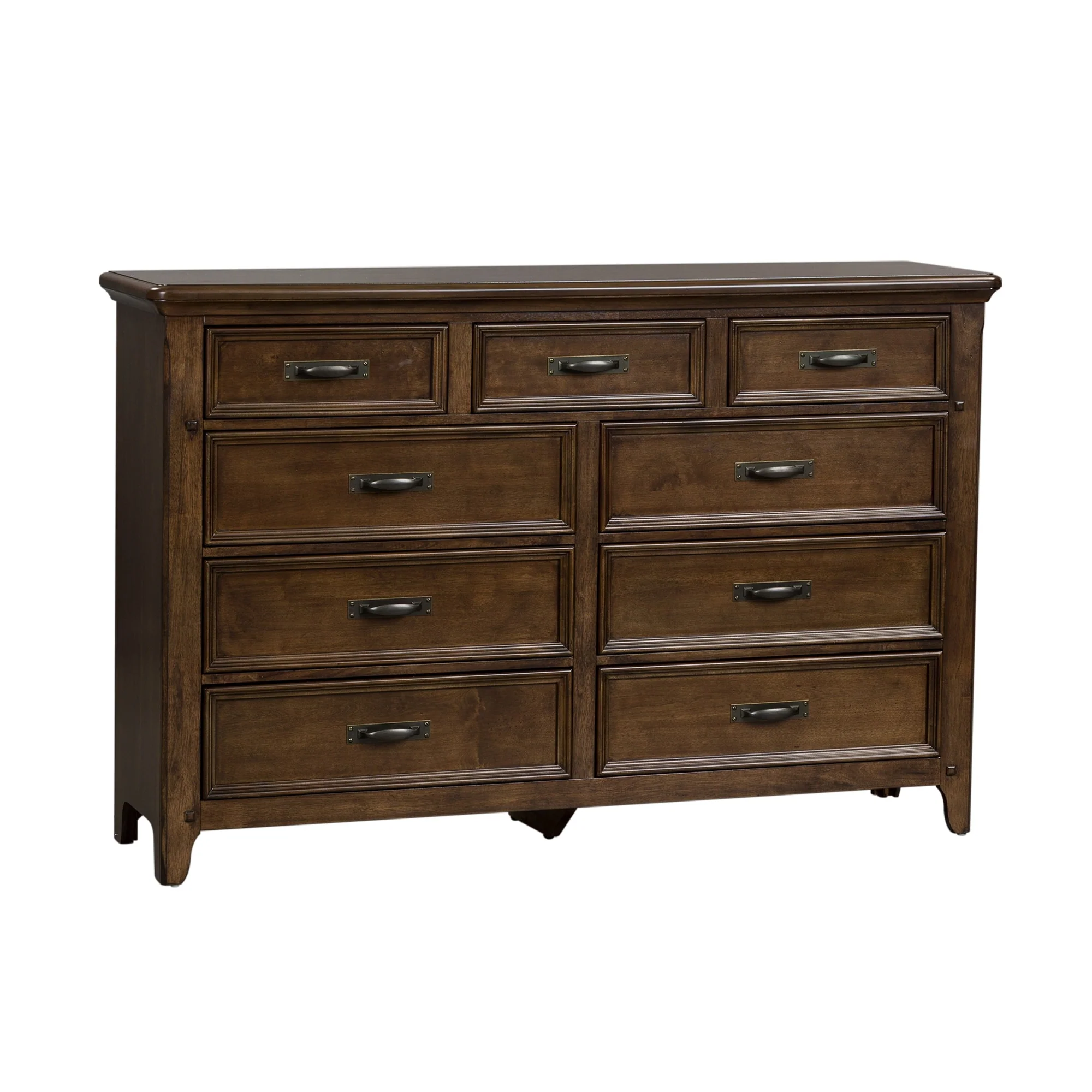 Copper Grove Saddlebrook Tobacco 9 Drawer Dresser