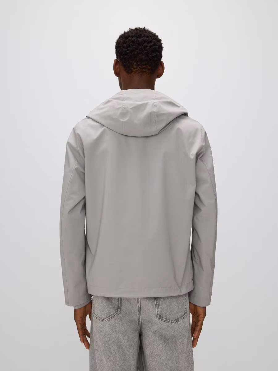 Plain Hooded Jacket