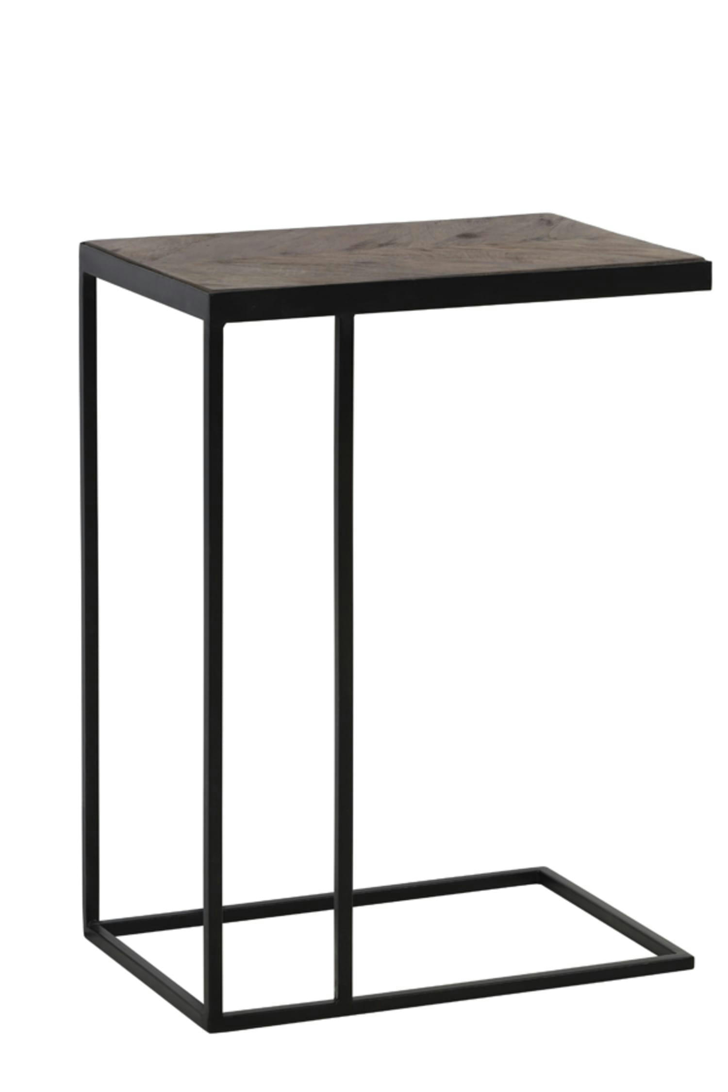 CHISA - Table d'appoint en bois 45x30x62cm