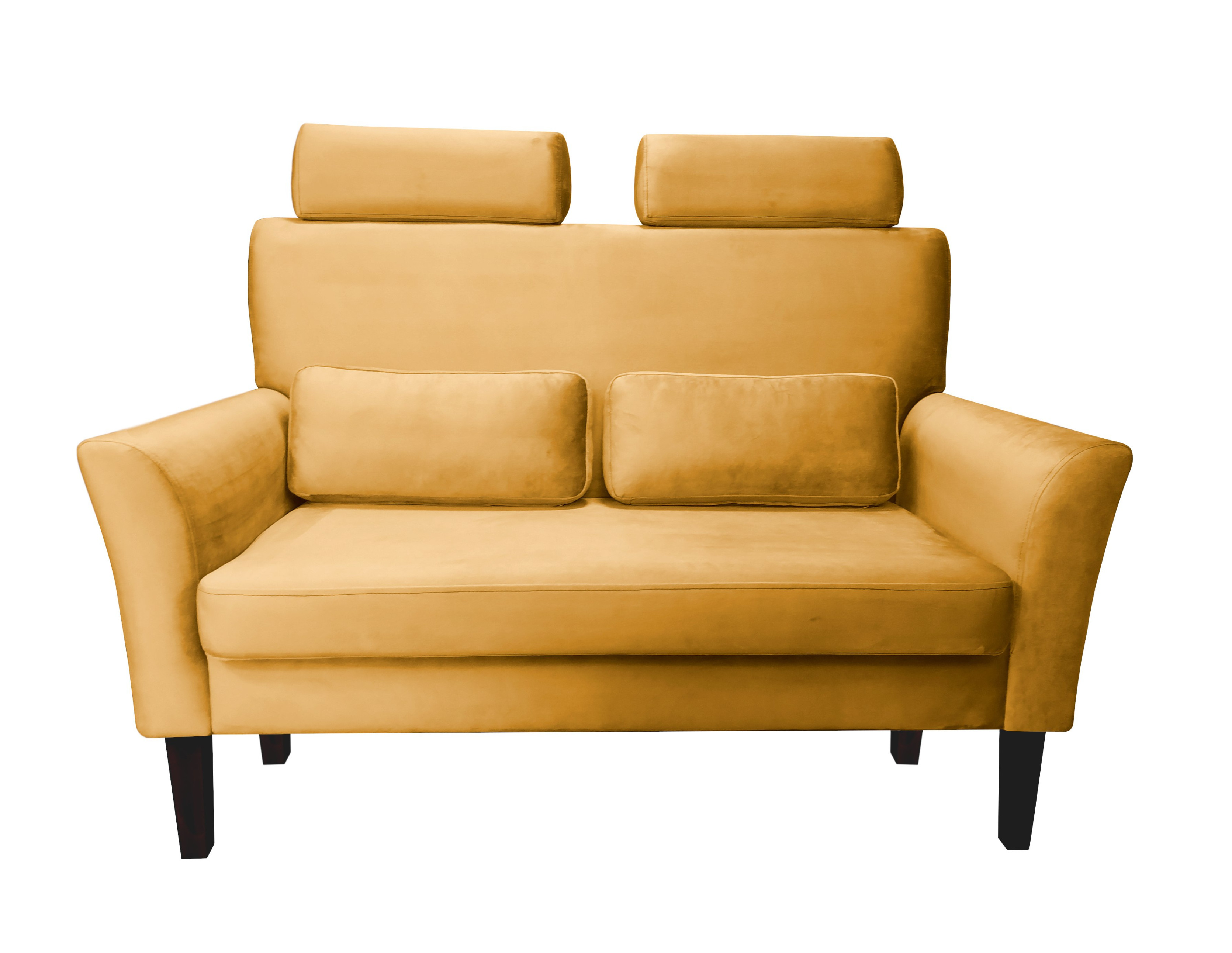 Sofa DENVER tkanina Welur noga drewniana