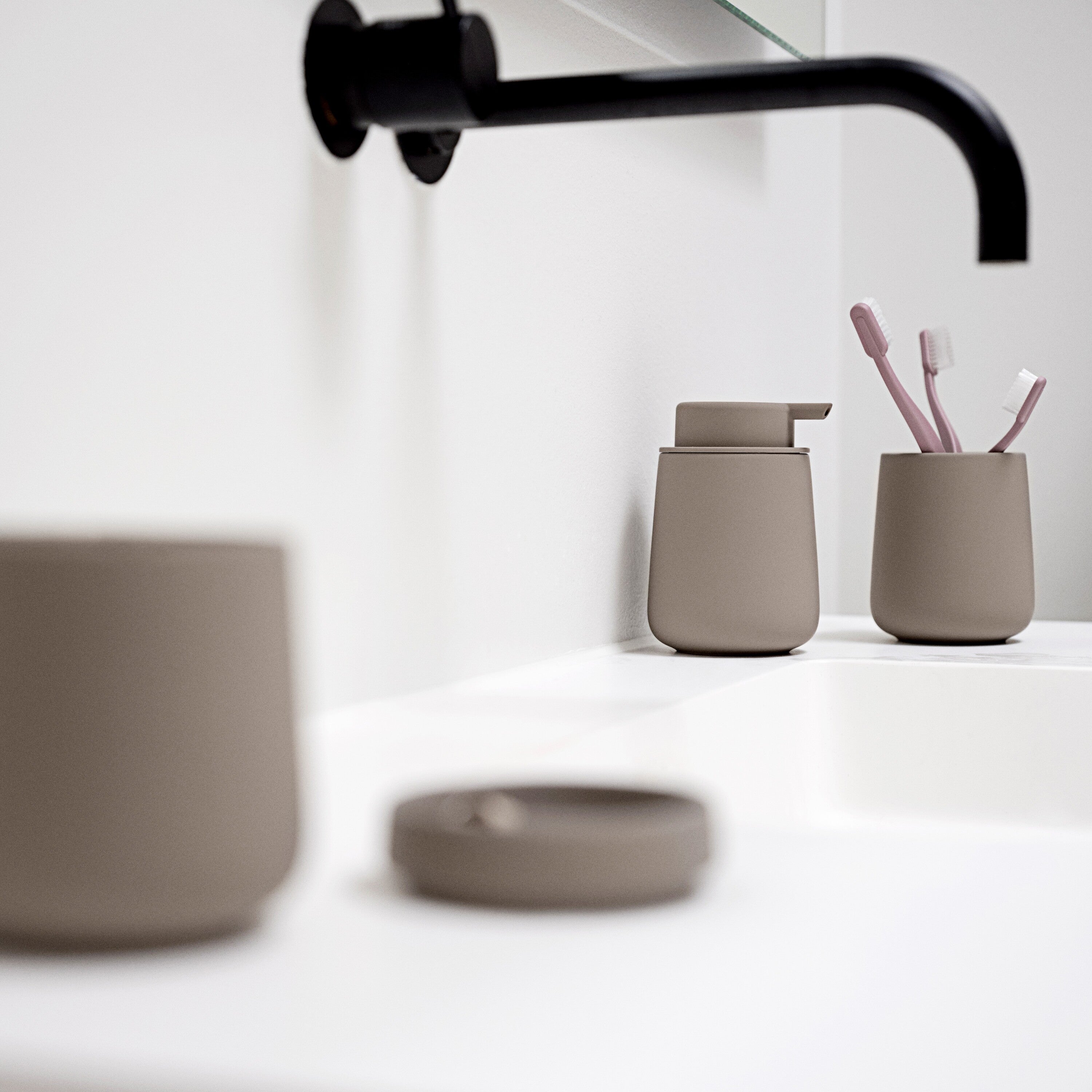 Zone Denmark Nova One Zeepdispenser - Taupe