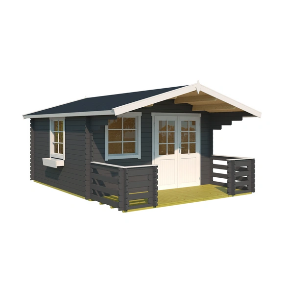 Gartenhaus »Luna«, BxHxT: 403,8 x 245,1 x 530 cm (Außenmaße inkl. Dachüberstand), Holz