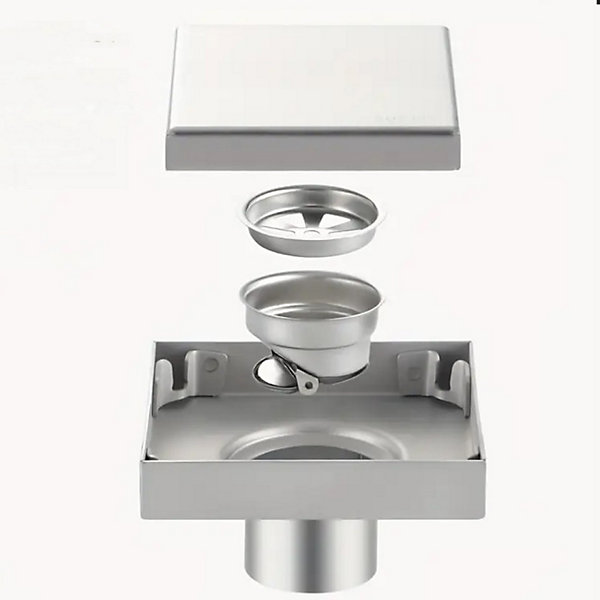 Avaloir à fente Inox Brossé - LINE ECO
