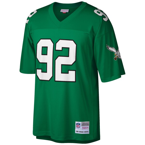 Reggie White Philadelphia Eagles Big & Tall 1990 Retired Player Replica Jersey - Kelly Green