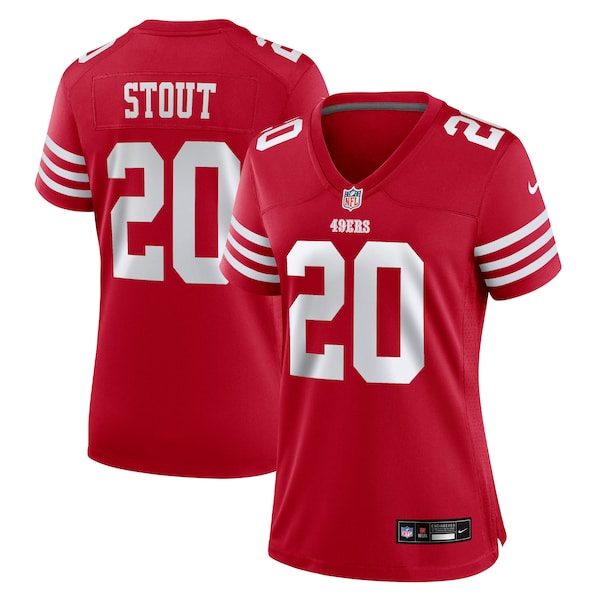 Upton Stout San Francisco 49ers Nike Women's Team Game Jersey -  Scarlet