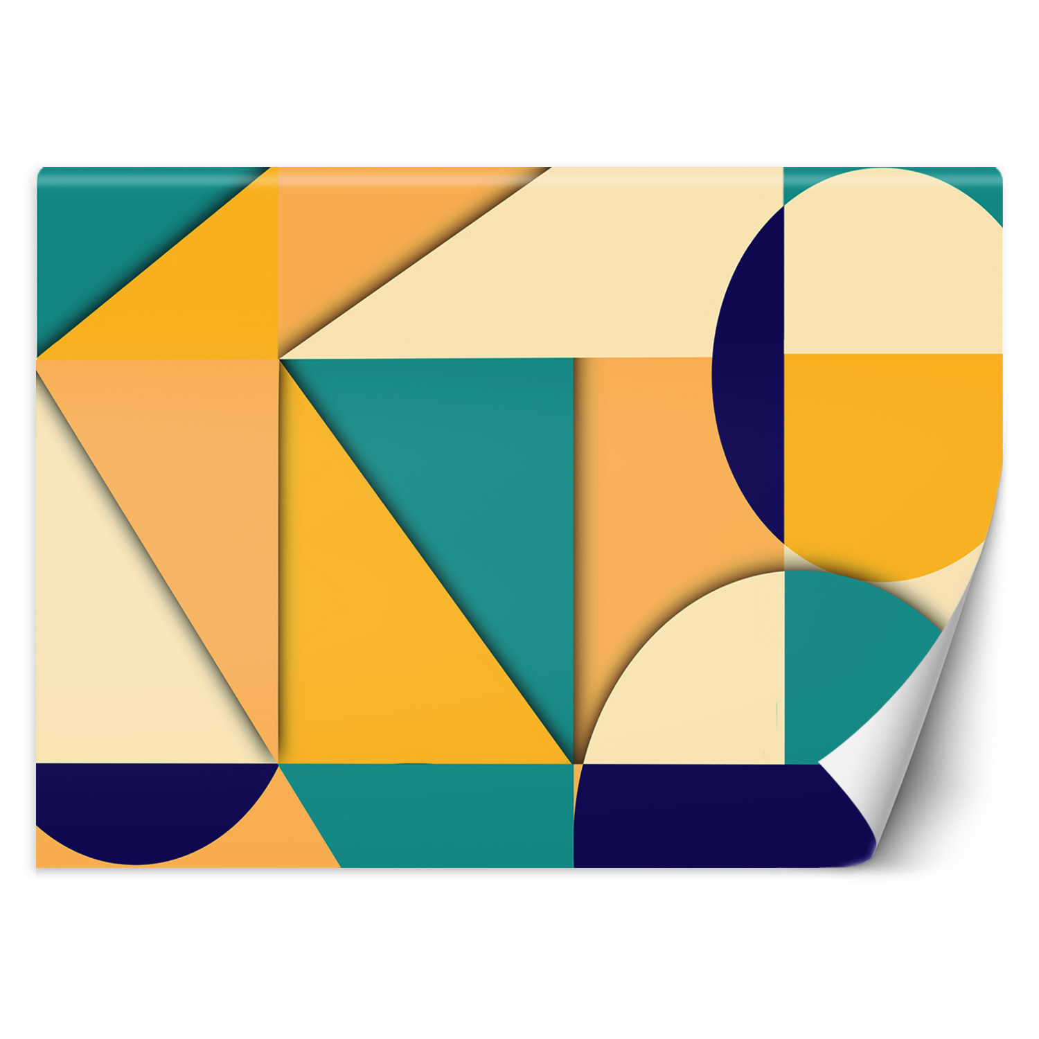 Feeby Fototapeta, Geometryczne kształty abstrakcja 100x70