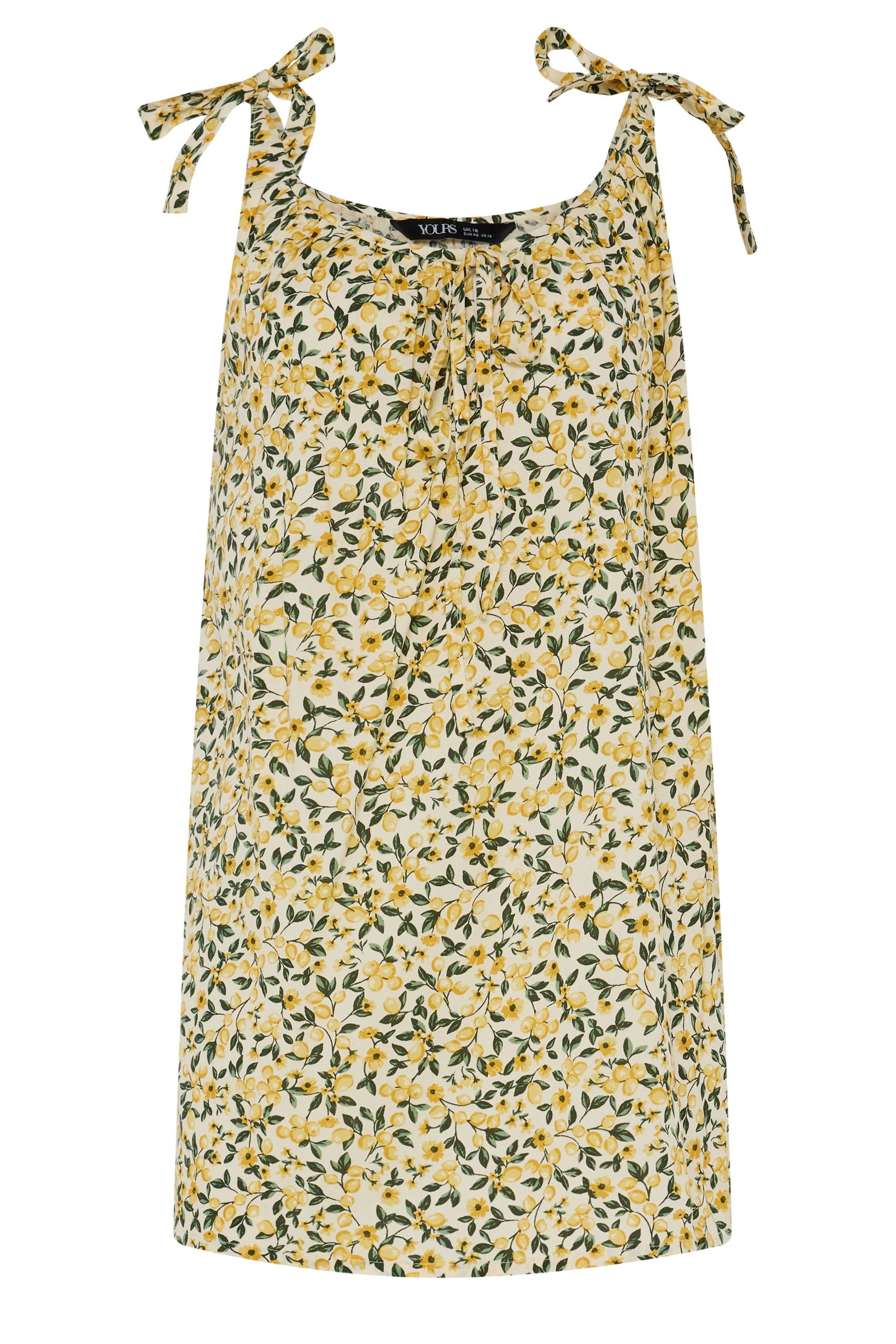 Yours Lemon Cami Vest Top