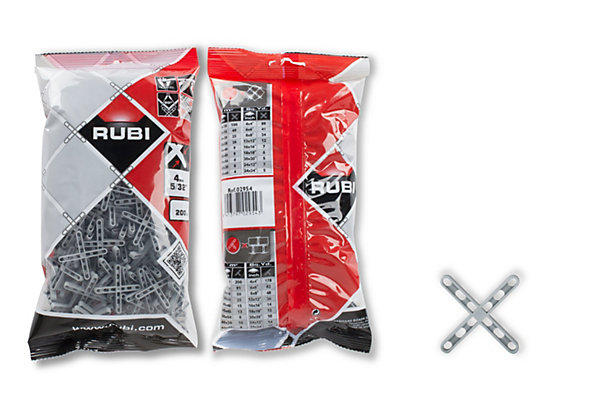 Croisillons en X 4 mm 200 unités Rubi