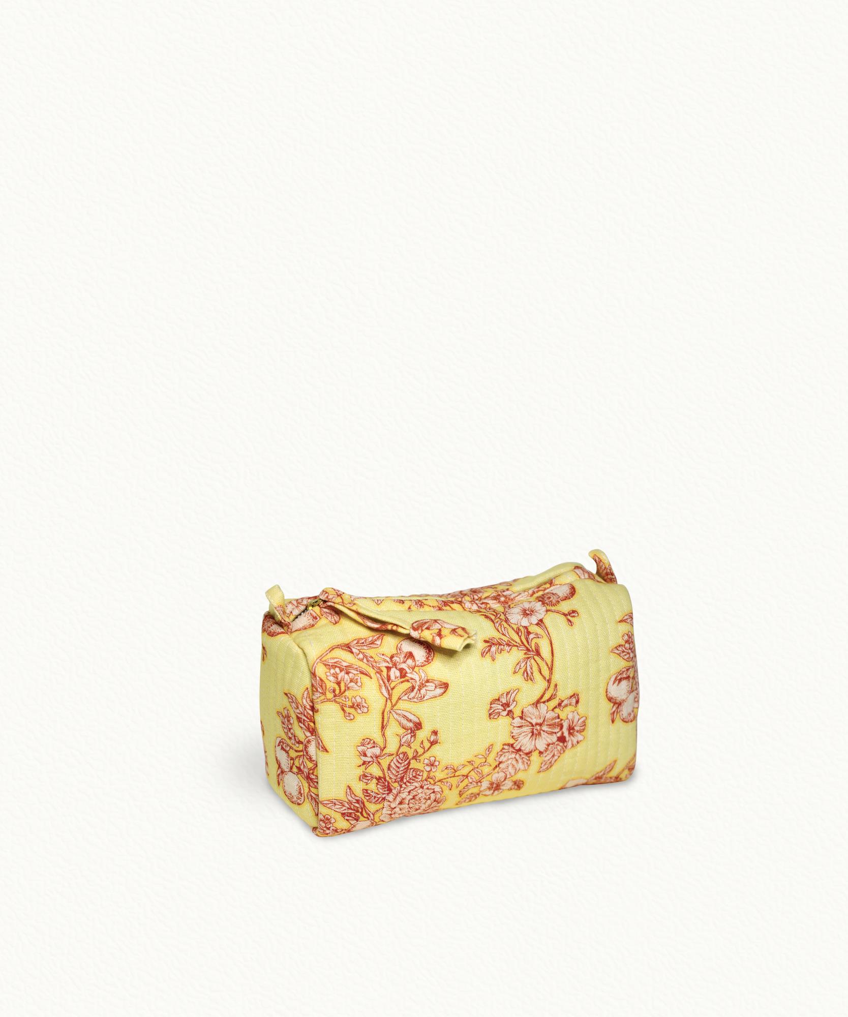 Trousse Toile d'Oranger Jaune - 100% coton
