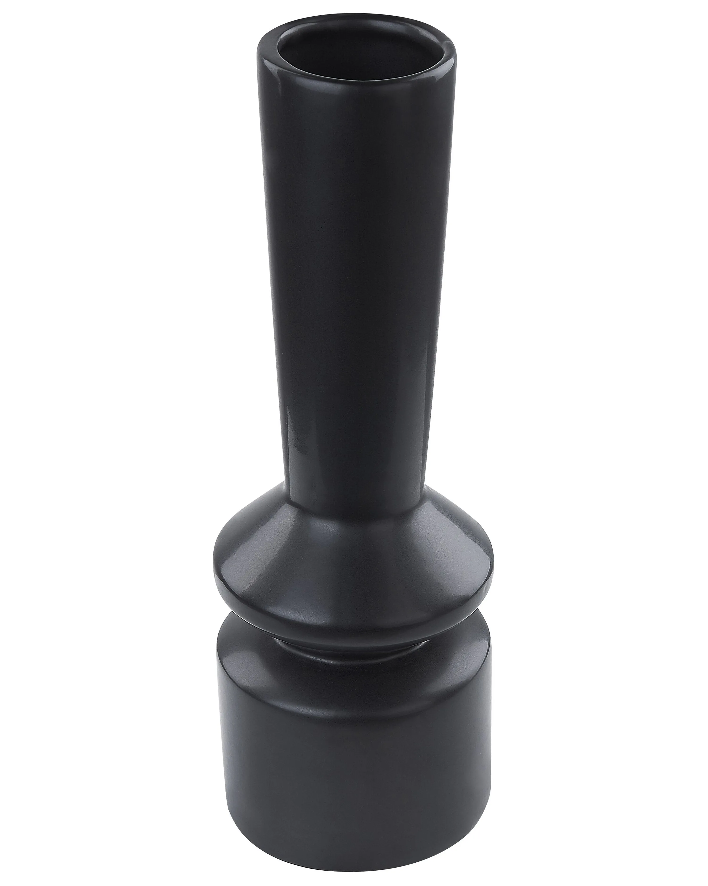 Flower Vase PEANIA Ceramic 30 cm Black