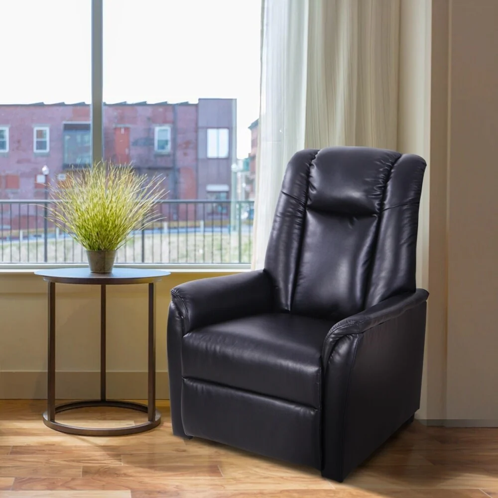 360 Swivel Manual Leather Recliner Chair