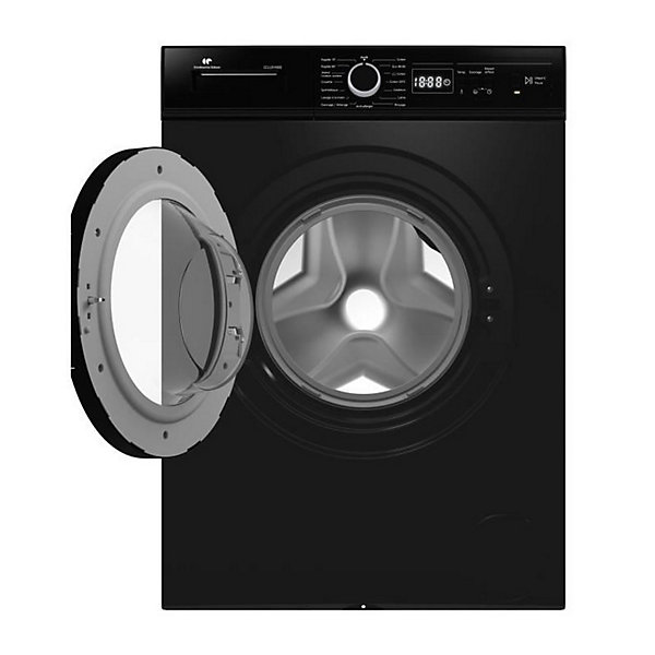 Lave-linge hublot CONTINENTAL EDISON CELL9140IB - 9kg - Largeur 59,6 cm - Classe A - 1400 trs - moteur induction - noir mat