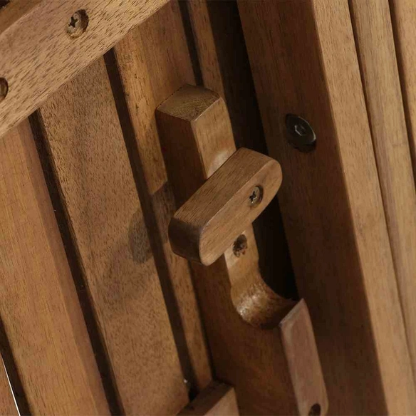 Hocker »Paleros«, BxTxH: 50 x 50 x 52 cm, Akazienholz