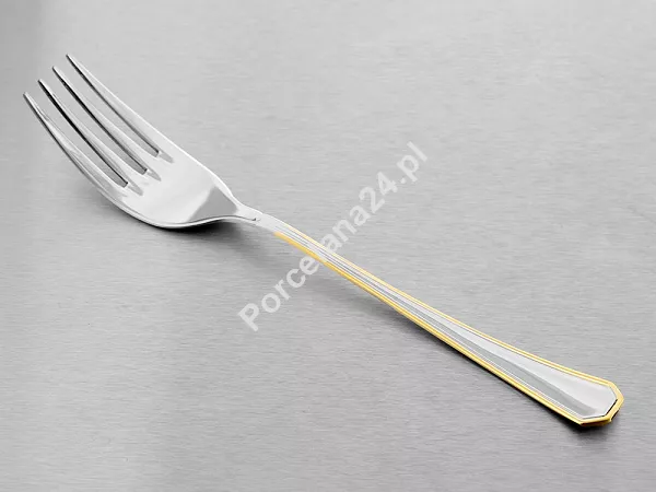 Komplet sztućców 65 cz. na 12 osób Pintinox 1929 - America (2.5 mm) złocone 23.AMEG.K65