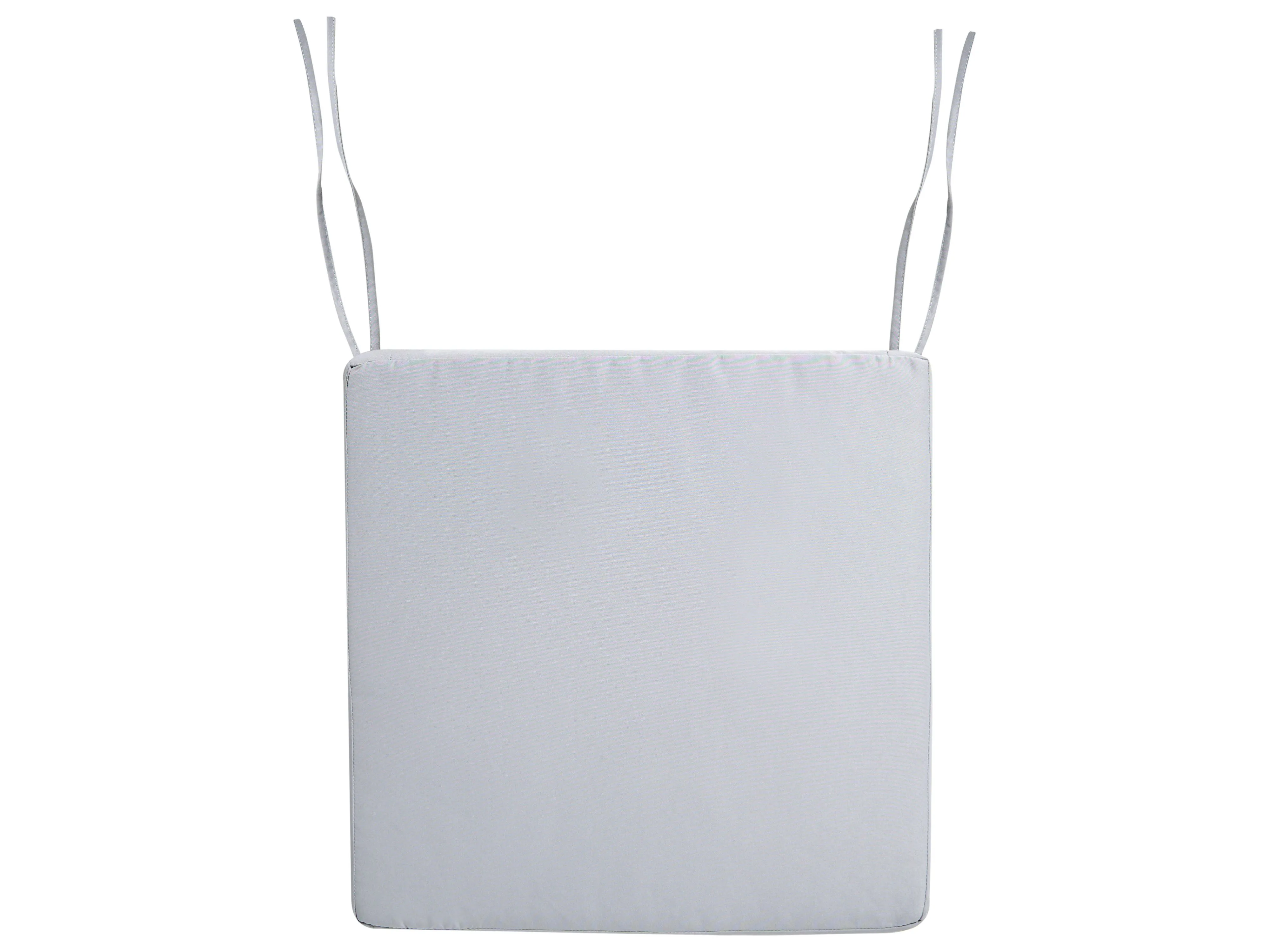 Garden Chair Cushion SASSARI PREMIUM 46 x 46 cm Light Grey