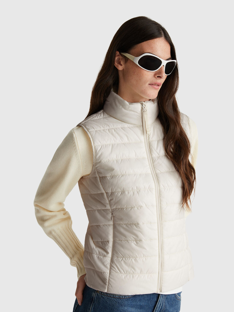 Slim fit padded vest