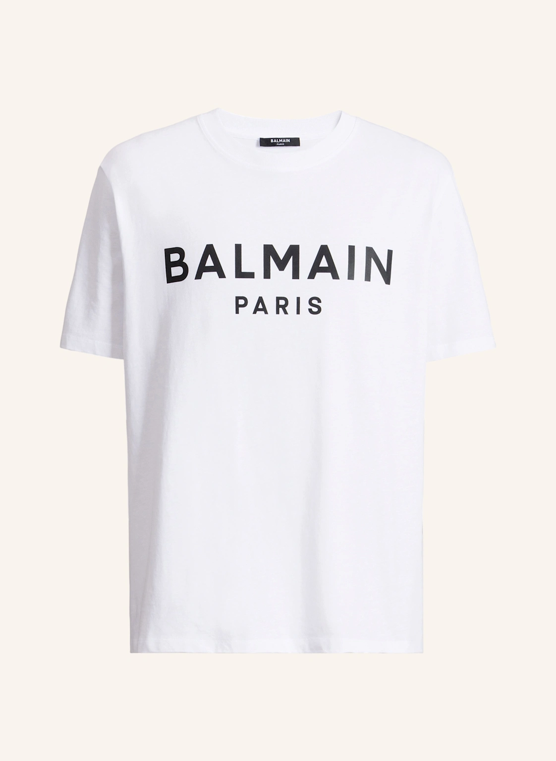 BALMAIN Bedrucktes T-Shirt aus Baumwolle