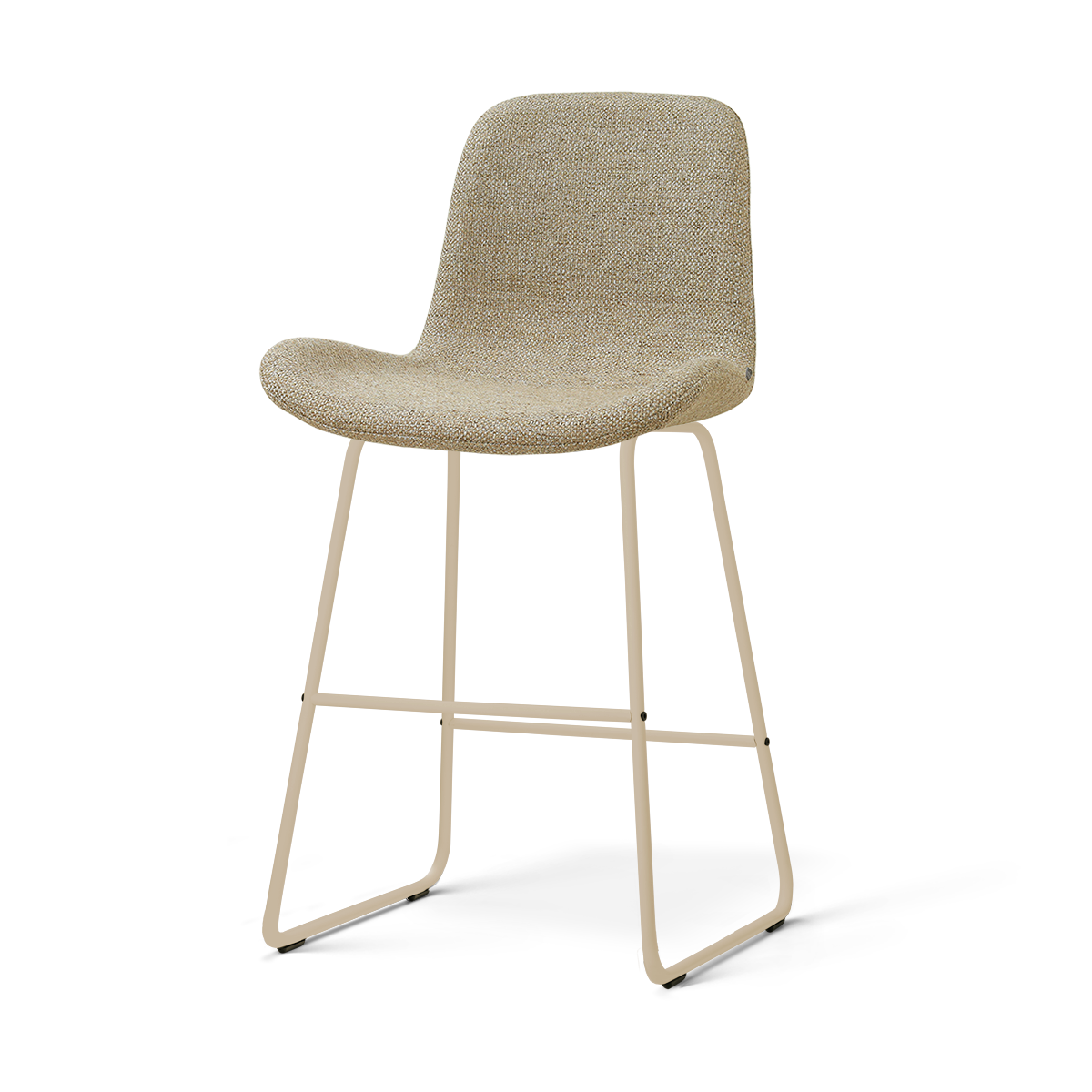 Nolon Nino-Fé barkruk taupe melange - beige onderstel - 65 cm