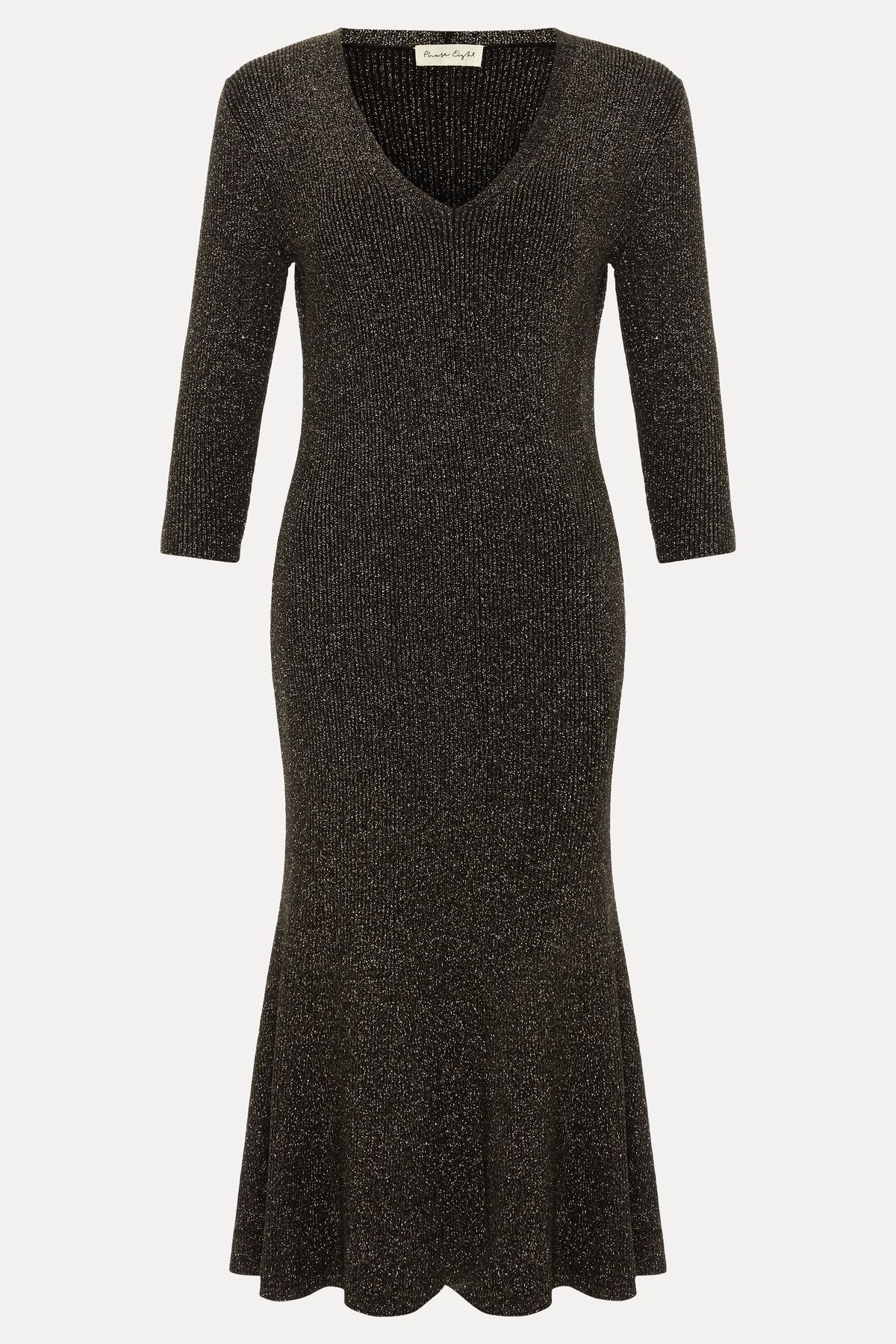 Phase Eight Tillie Lurex Flippy Hem Dress
