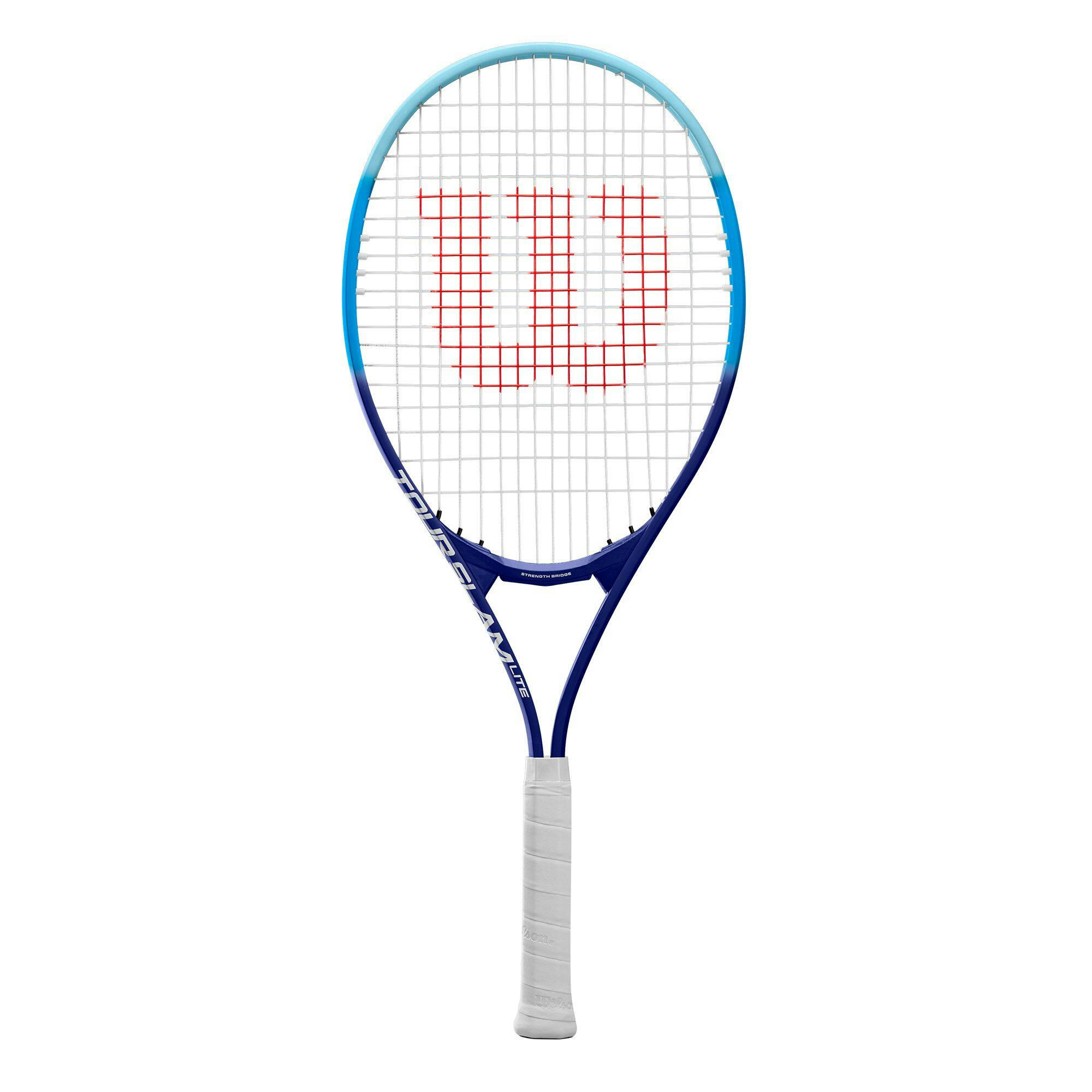 Wilson Tour Slam Lite Adult Lightweight Alloy Tennis Racquet/Racket, Blue/White