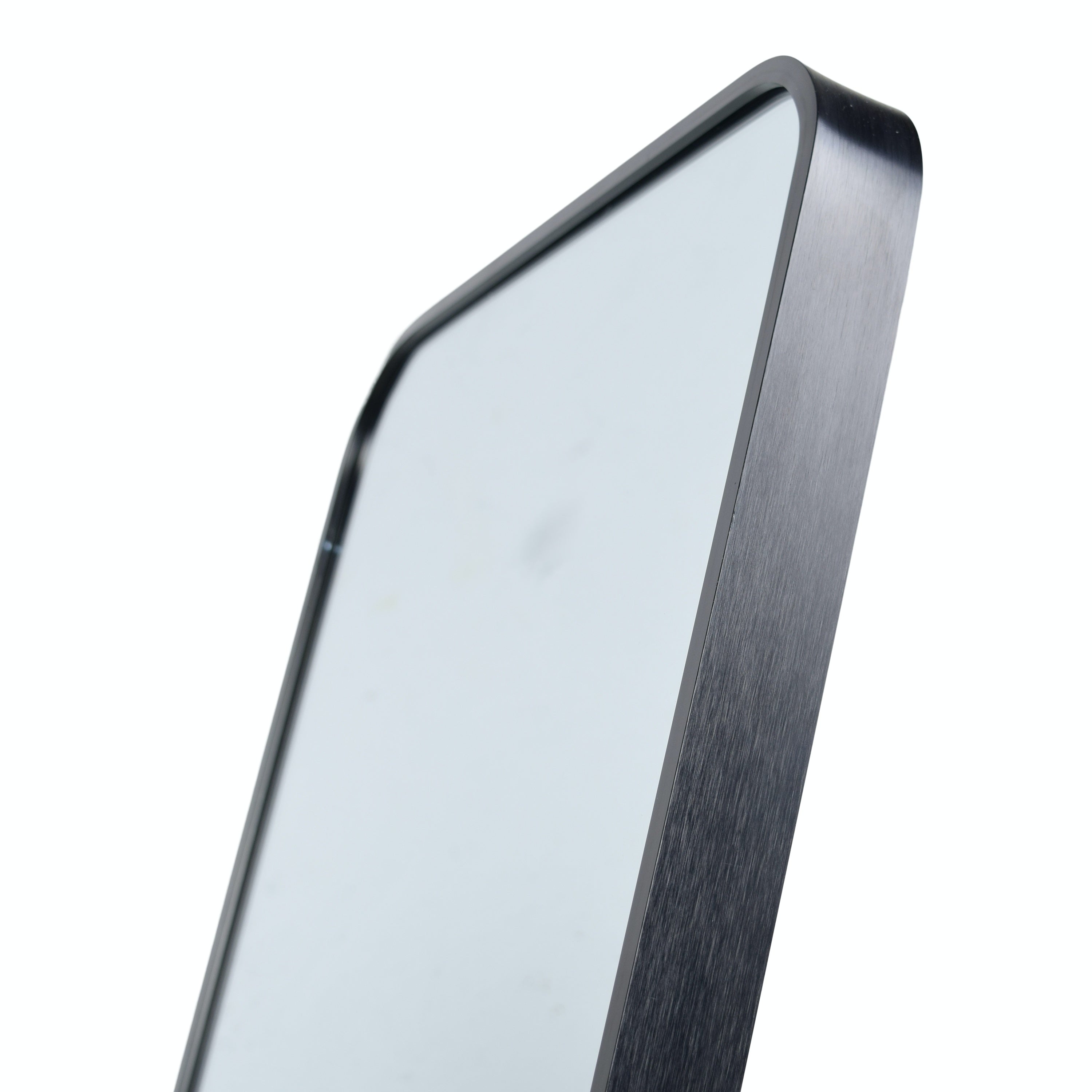 Fragix Alux Passpiegel staand hangend - Zwart - Aluminium - 150x40