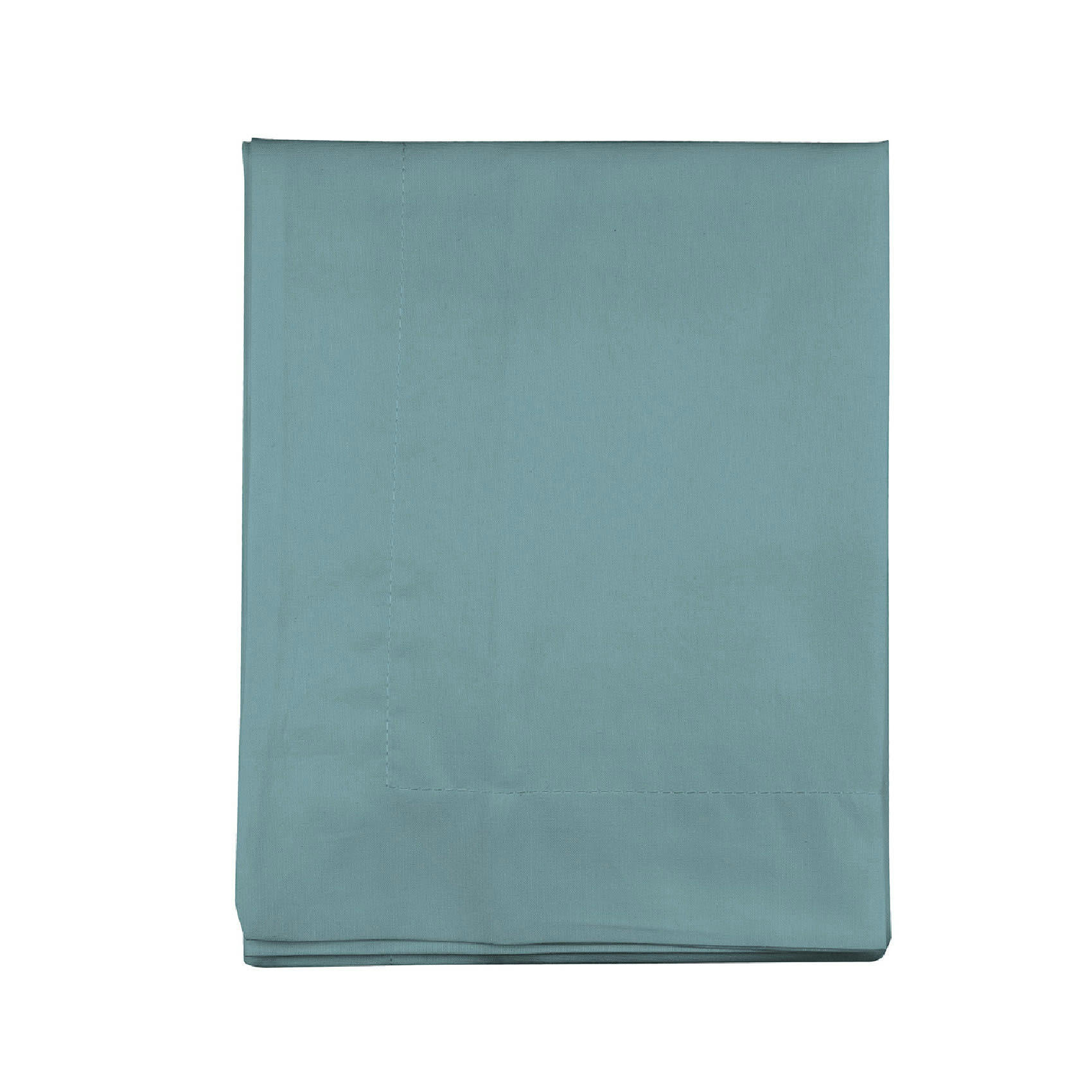 - Taie de traversin en 100% coton bleu ciel 43x135 cm