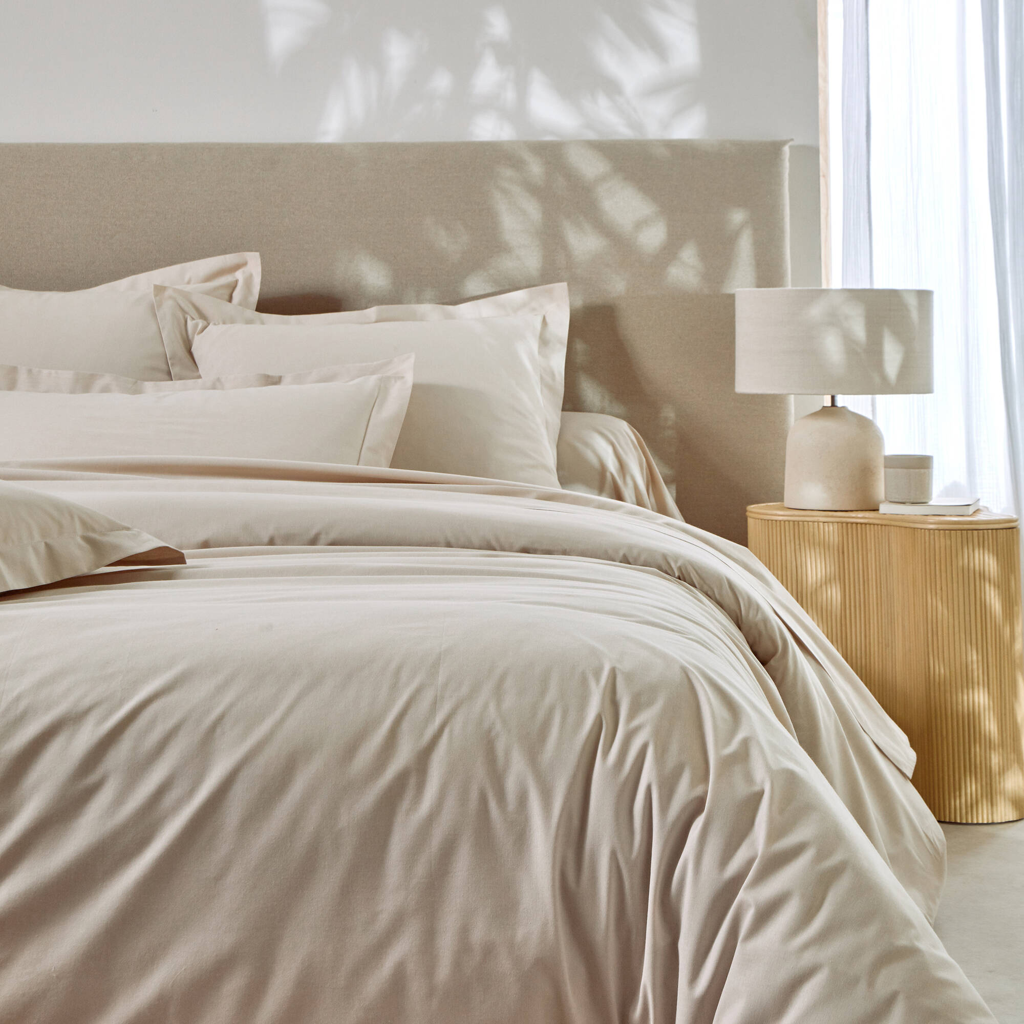 Linge de lit uni - coton bio**