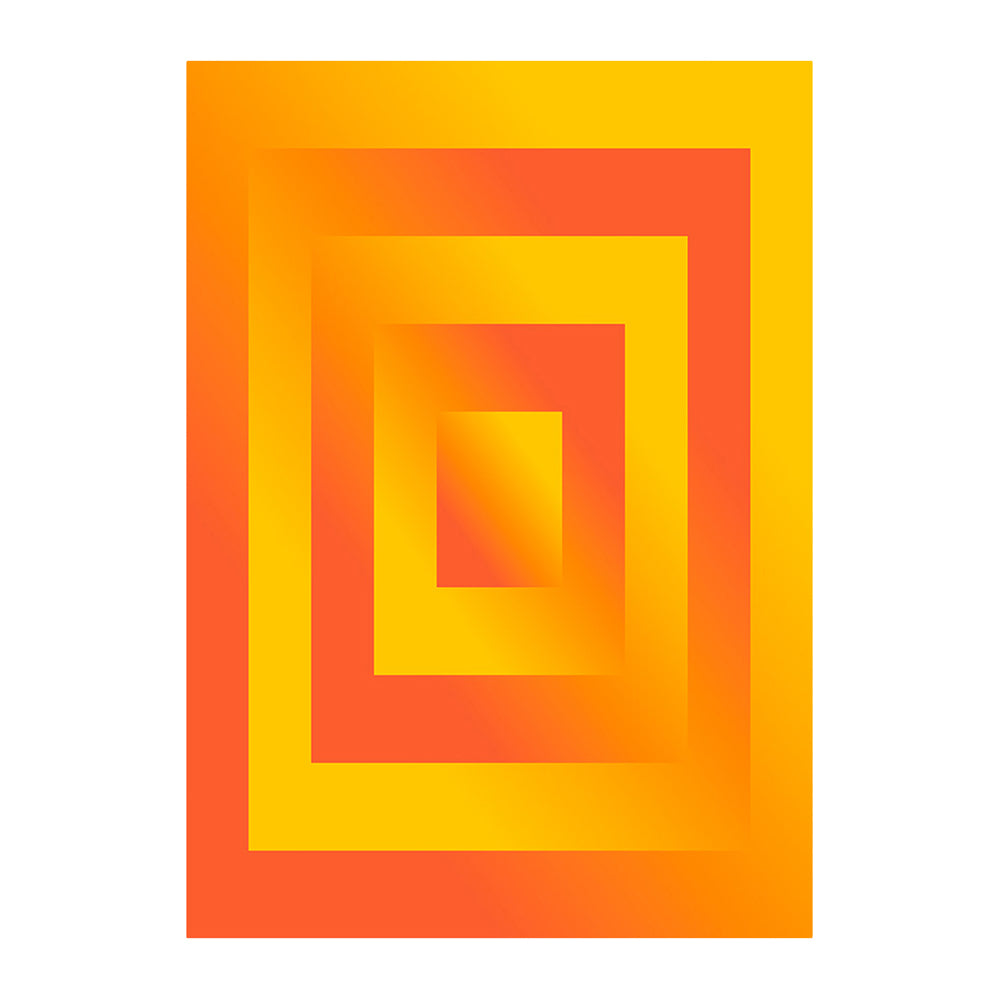 Paper Collective Absorb 06 Poster 30 x 40 cm - Yellow / Orange