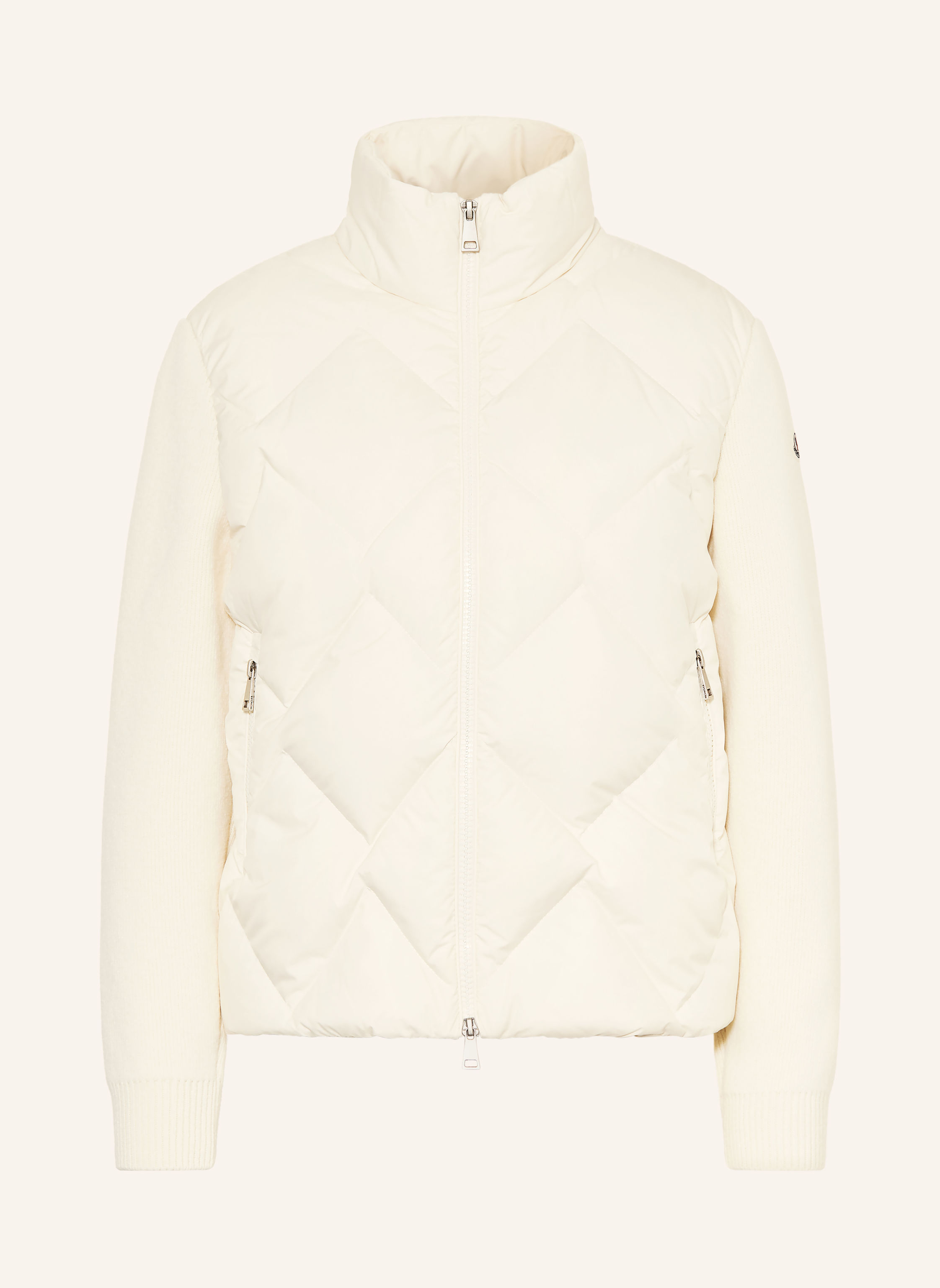 MONCLER Strickjacke im Materialmix